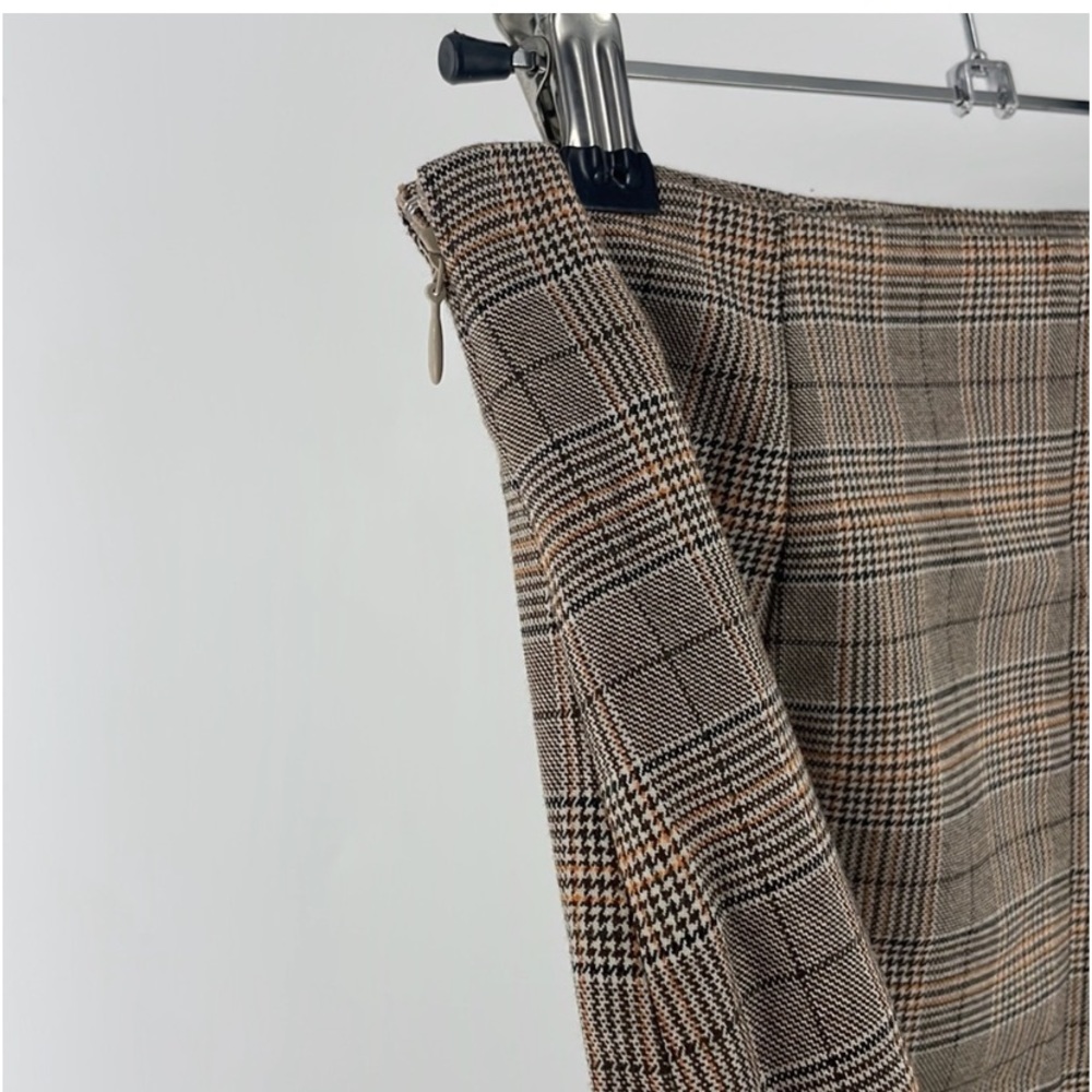 #1004 Cupcakes and Cashmere Plaid Matilda Caramel Mini
Skirt w/Ruffle Hem size 2 - Picture 13 of 14